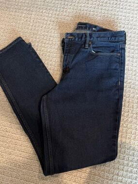 Banana Republic Men's Dark Indigo Slim Straight Jeans